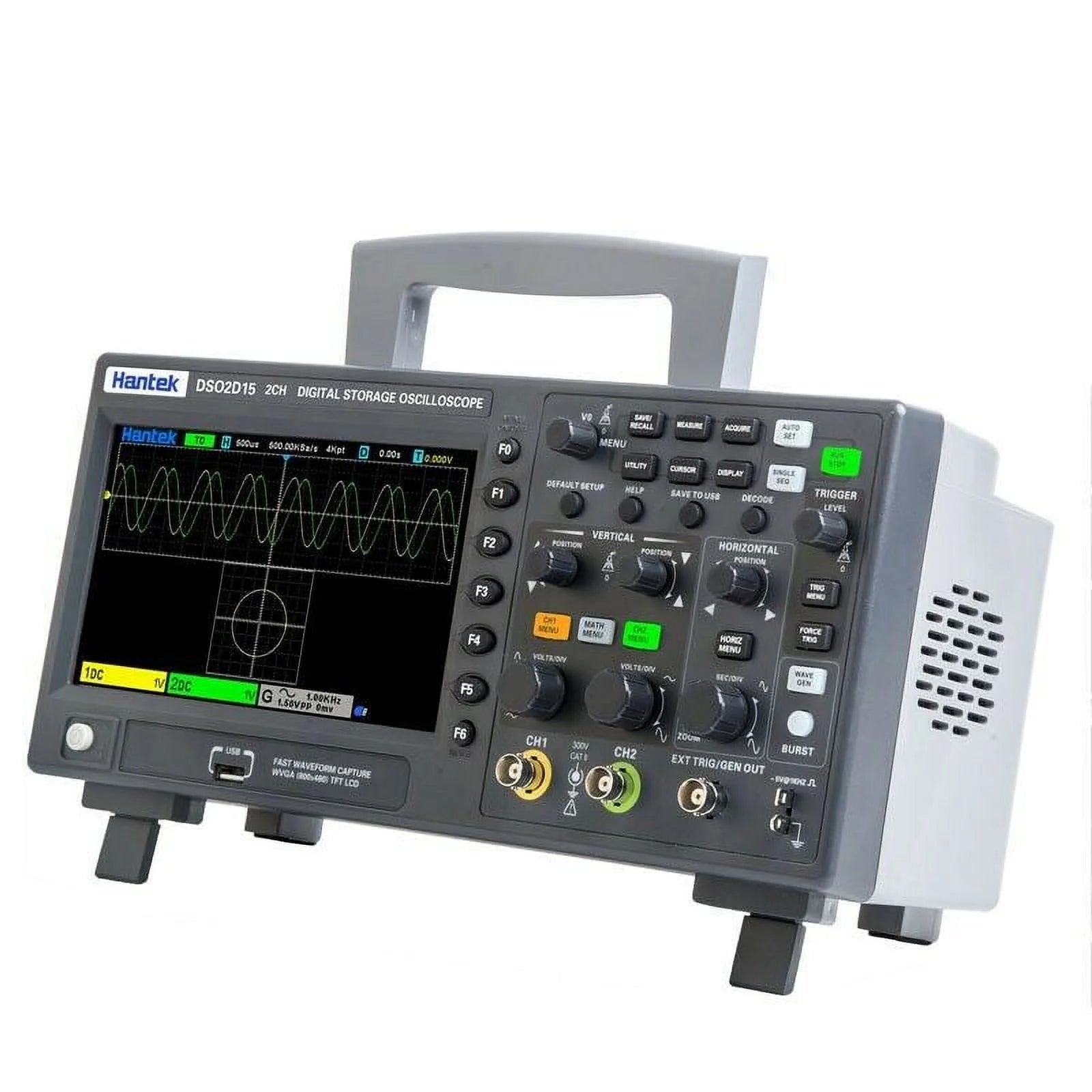 Hantek Digital Storage Oscilloscope 1gsa/S 8M DSO2C10 DSO2C15 DSO2D10 DSO2D15