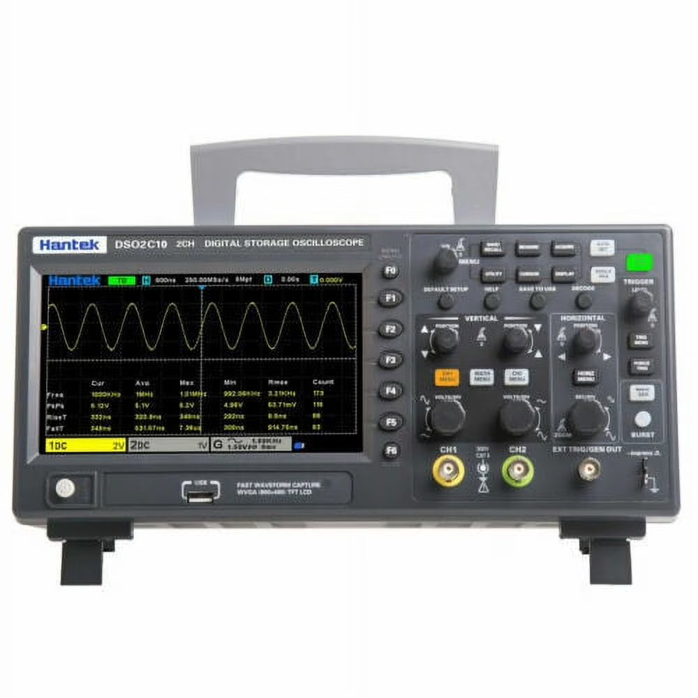 Hantek Digital Storage Oscilloscope 1gsa/S 8M DSO2C10 DSO2C15 DSO2D10 DSO2D15