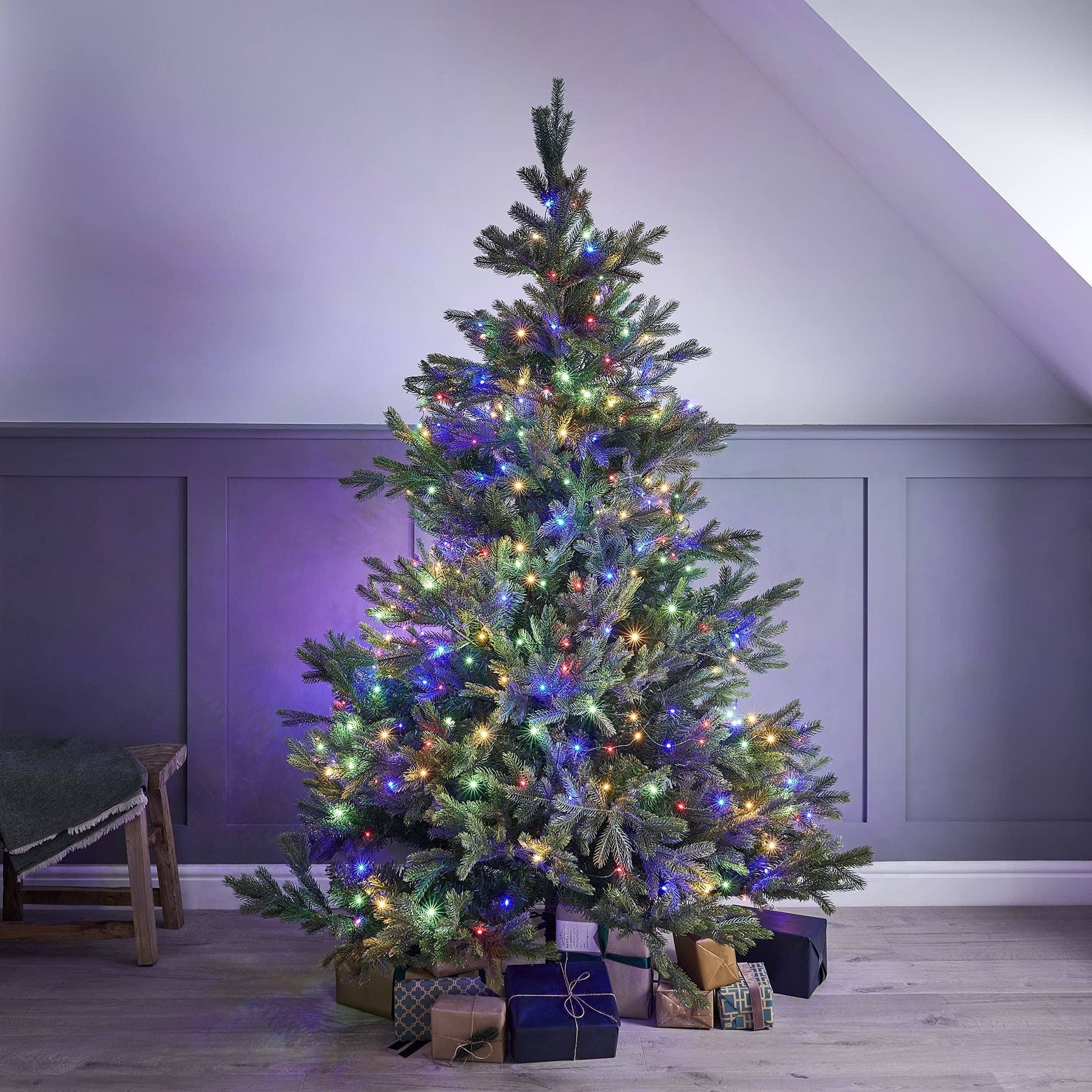 Multi-Colored Christmas Tree Lights (300 LED Bulbs)